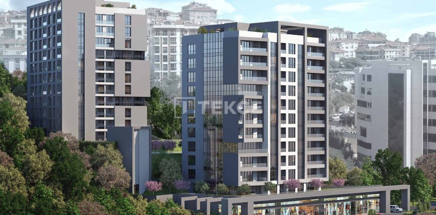 1+1 Leilighet  i Istanbul, Tyrkia Nr. 188056