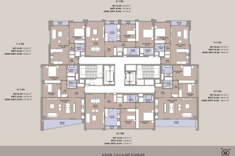 1+1 Leilighet  i Istanbul, Tyrkia Nr. 188056 - 14