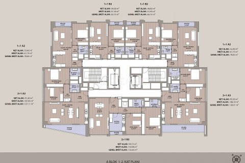 1+1 Leilighet  i Istanbul, Tyrkia Nr. 188056 - 13
