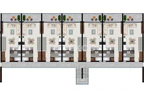 پنت هاس در  Girne ، ترکیه 1 خوابه ، 120 متر مربع.  شماره 192109 - 30