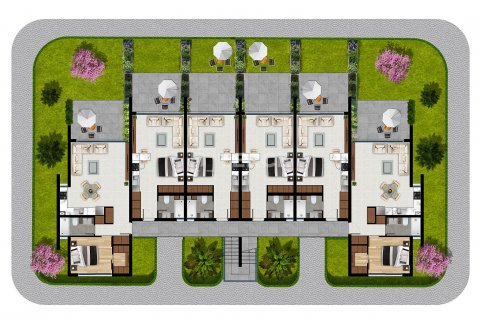 پنت هاس در  Girne ، ترکیه 1 خوابه ، 120 متر مربع.  شماره 192109 - 29