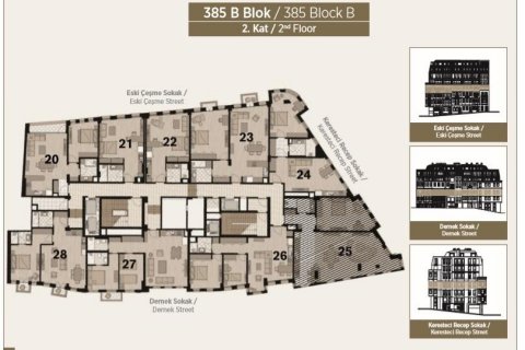 Продажа квартиры  в Стамбуле, Турция 2 комн., 67м2, №186204 – фото 24