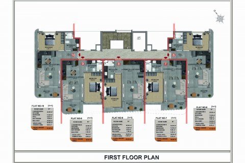 Daire  1+1  Kestel, Antalya, Türkiye №192813 - 15