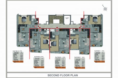 Daire  1+1  Kestel, Antalya, Türkiye №192813 - 16