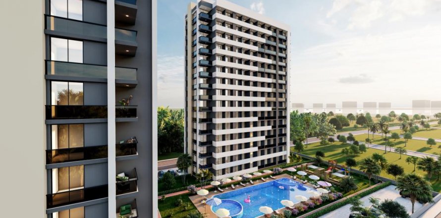 Квартира  2-х ком. в Мерсине, Турция №185982