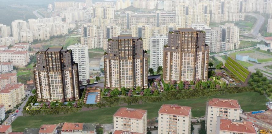 Квартира  3-х ком. в Стамбуле, Турция №186049