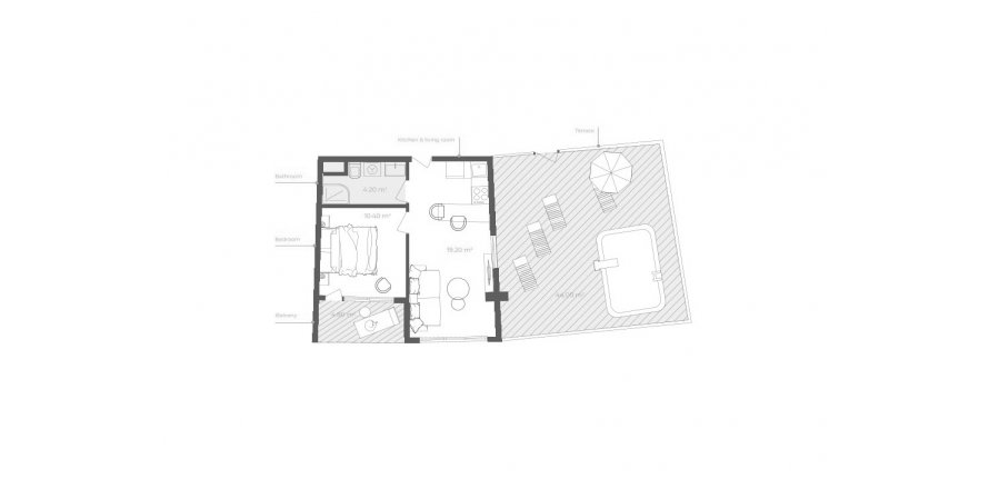 1+1 Apartment in Desire Antalya, Altintash, Antalya, Turkey No. 185044