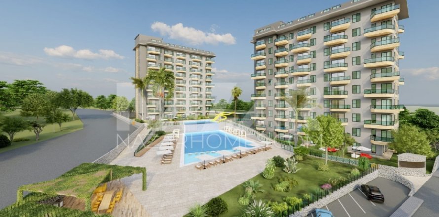 1+1 Lejlighed  i Avsallar, Antalya, Tyrkiet Nr. 189813