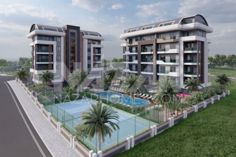 1+1 Lejlighed  i Alanya, Antalya, Tyrkiet Nr. 189816 - 3
