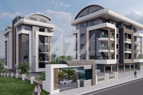 1+1 Lejlighed  i Alanya, Antalya, Tyrkiet Nr. 189816 - 8