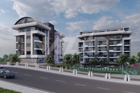 1+1 Lejlighed  i Alanya, Antalya, Tyrkiet Nr. 189816 - 12
