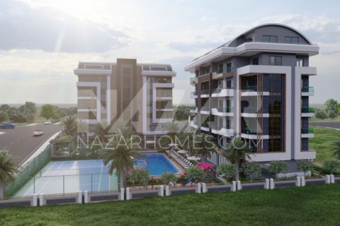 1+1 Lejlighed  i Alanya, Antalya, Tyrkiet Nr. 189816 - 2