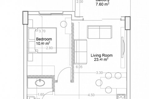 Квартира в Yekta Green Life Gazipasa Residence 1+1, Газипаша, Анталья, Турция №160776