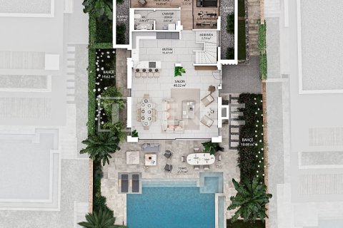 8+2 Villa  i Bodrum, Mugla, Tyrkia Nr. 83505 - 19