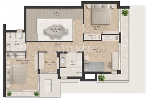 Продажа виллы  в Гирне, Северный Кипр 3+1, 225м2, №194054 – фото 13