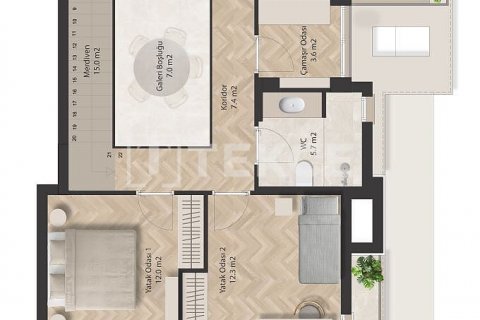 Продажа виллы  в Гирне, Северный Кипр 3+1, 225м2, №194054 – фото 11