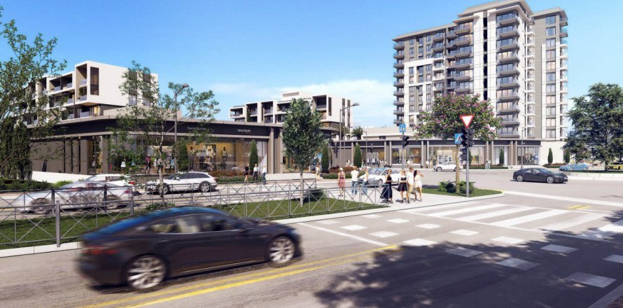 آپارتمان در  Aksu ، ترکیه 1 خوابه ، 64 متر مربع.  شماره 194080