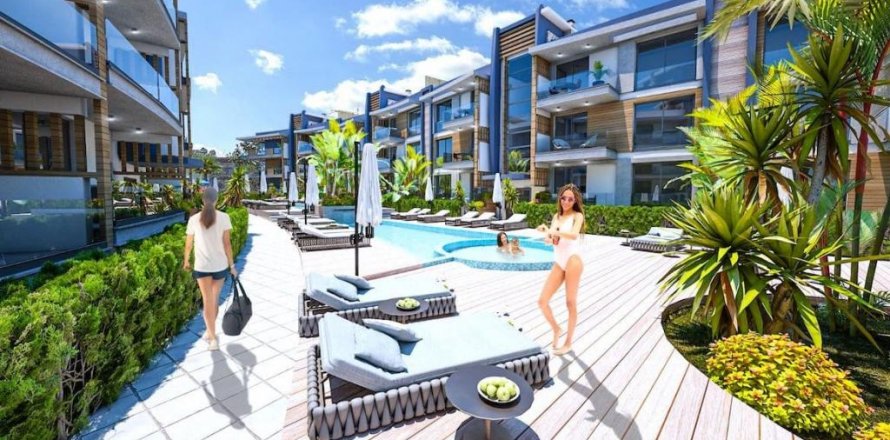 آپارتمان در  Northern Cyprus ، ترکیه 110 متر مربع.  شماره 186520