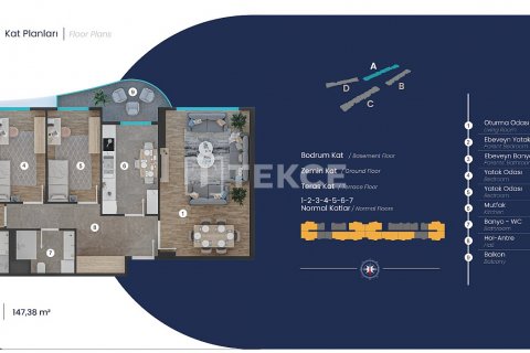 Продажа квартиры в Пендике, Стамбуле, Турция 3+1, 147м2, №193228 – фото 17