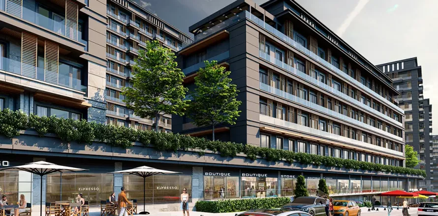 Квартира  4-х ком. в Стамбуле, Турция №193232