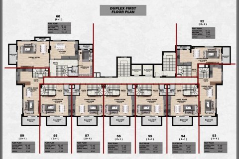 Продажа квартиры  в Аланье, Анталье, Турция 2 комн., 37м2, №186407 – фото 13