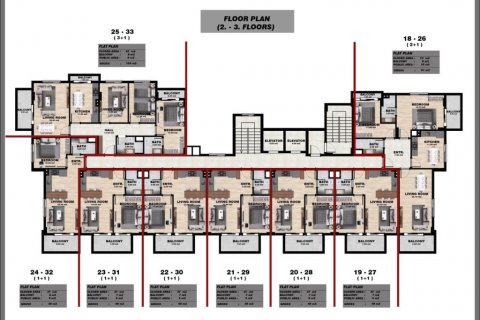 Продажа квартиры  в Аланье, Анталье, Турция 2 комн., 37м2, №186407 – фото 12