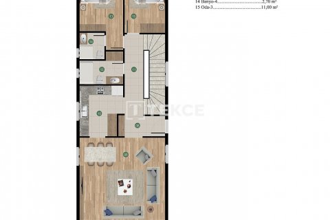 Продажа виллы  в Кушадасы, Айдыне, Турция 5+2, 300м2, №193168 – фото 10