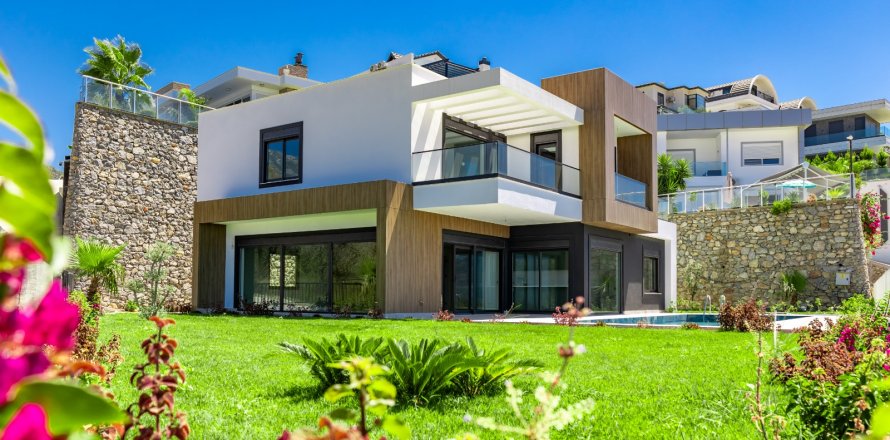5+1 Villa  i Alanya, Antalya, Tyrkia Nr. 71475