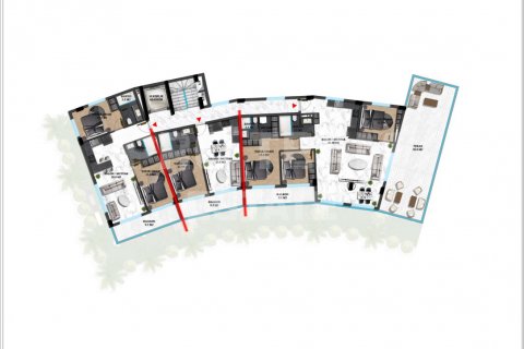 Продажа квартиры  в Оба, Анталье, Турция 2 комн., 67м2, №190419 – фото 22