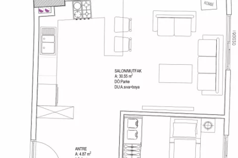 Продажа квартиры  в Аксу, Анталье, Турция 2+1, 145м2, №189526 – фото 18
