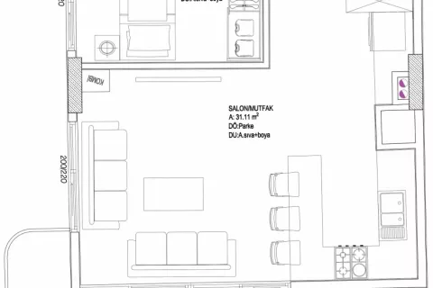 2+1 Wohnung  in Aksu, Antalya, Türkei Nr. 189518 - 18