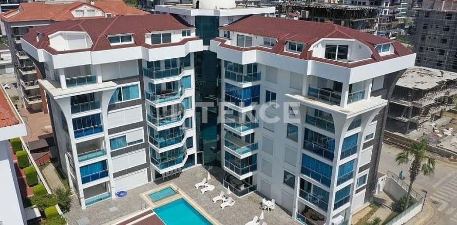 3+1 Lejlighed  i Alanya, Antalya, Tyrkiet Nr. 206573