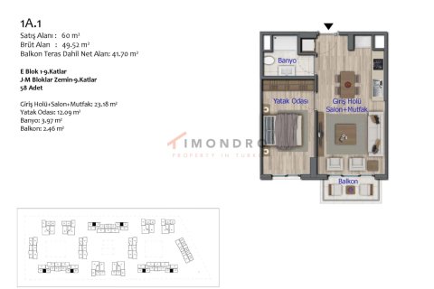 3+1 Wohnung  in Kepez, Antalya, Türkei Nr. 161492 - 15