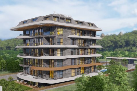 آپارتمان در  Alanya ، ترکیه 1 خوابه ، 47 متر مربع.  شماره 185776 - 19