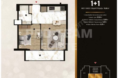 Leilighet  i Dosemealti, Antalya, Tyrkia Nr. 185231 - 21