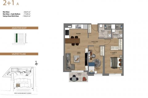 Продажа квартиры  в Стамбуле, Турция 4 комн., 168м2, №186057 – фото 12