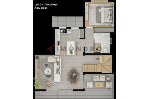 Продажа квартиры  в Северном Кипре 2+1, 140м2, №192848 – фото 21