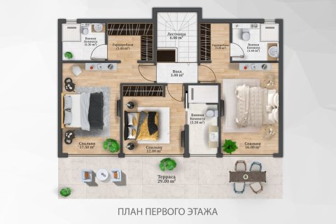 Villa for sale in Alanya, Antalya, Turkey, 4 bedrooms, 305m2, No. 80169 – photo 29