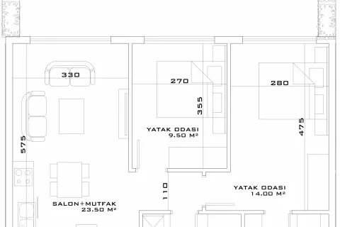 Продажа квартиры  в Аксу, Анталье, Турция 2+1, 119м2, №182873 – фото 26