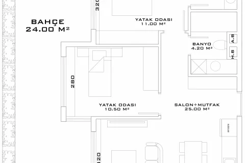 2+1 Lägenhet  i Aksu, Antalya, Turkiet Nr. 182872 - 26