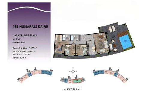 2+1 Lägenhet  i Aksu, Antalya, Turkiet Nr. 162428 - 25