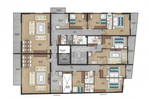 Продажа квартиры  в Измире, Турция 1+1, 55м2, №192497 – фото 7