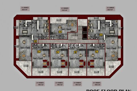 3+1 Wohnung  in Alanya, Antalya, Türkei Nr. 191563 - 14