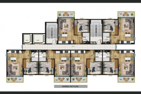 Lejlighed i Mersin, Tyrkiet Nr. 186425 - 16