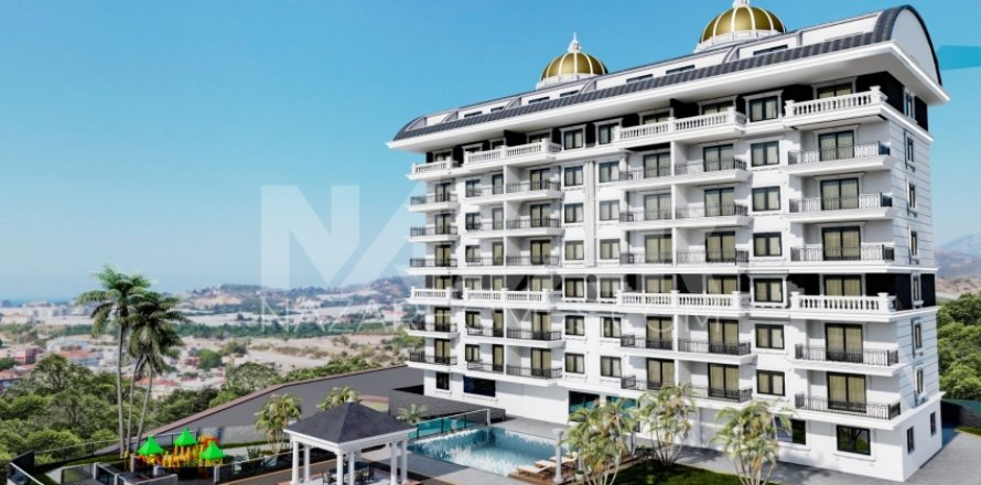 1+1 Lejlighed  i Alanya, Antalya, Tyrkiet Nr. 189798