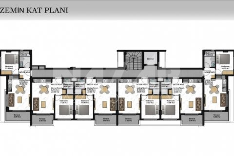 Продажа квартиры  в Аланье, Анталье, Турция 1+1, 42м2, №189797 – фото 22