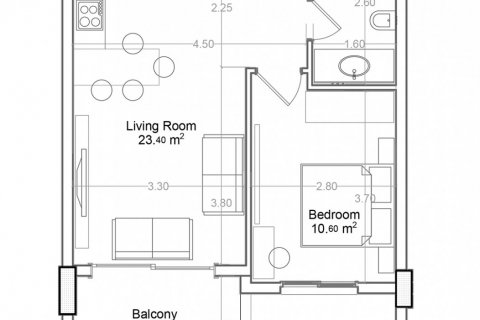 1+1 Lägenhet i Yekta Green Life Gazipasa Residence, Gazipasa, Antalya, Turkiet Nr. 160718