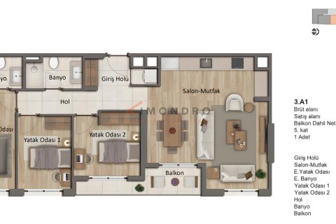 Daire  3+1  Zeytinburnu, İstanbul, Türkiye №192376 - 9