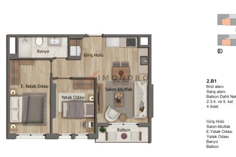 Daire  3+1  Zeytinburnu, İstanbul, Türkiye №192376 - 8