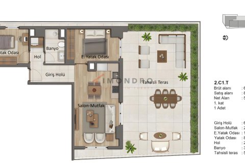 Daire  3+1  Zeytinburnu, İstanbul, Türkiye №192376 - 14